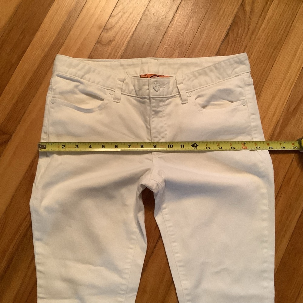 TORY BURCH White Cropped Skinny Jeans - Picture 11 of 12